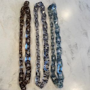 Lucite chain necklaces - qty 3